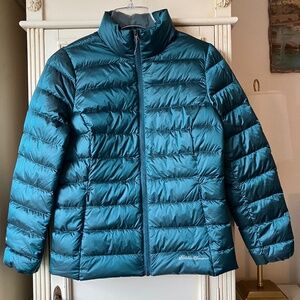 Eddie Bauer Women CirrusLite Down Jacket Dark Evergreen Petite Small-Packable